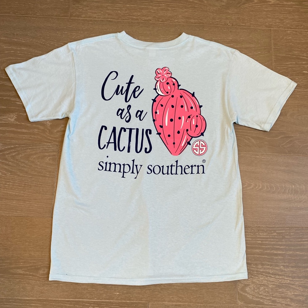 Kids Simply Southern Cute as a Cactus Shirt, youth sizes
